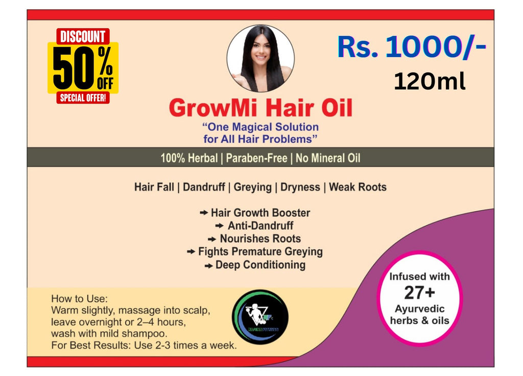 GrowMi Hair Oil – The Magical Solution for All Hair Problems